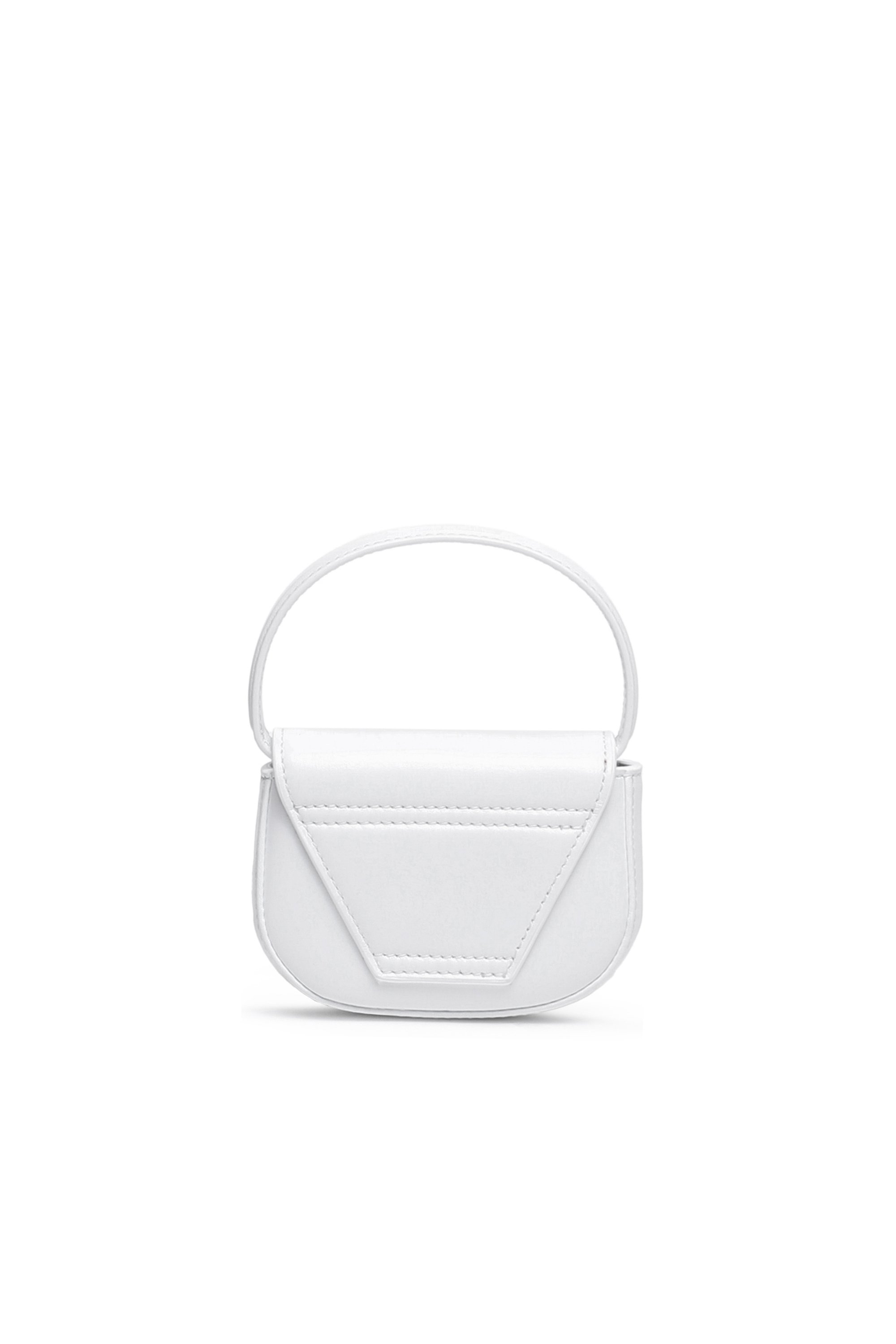 Diesel - 1DR XS, Woman's 1DR XS-Iconic mini bag with D logo plaque in White - 2